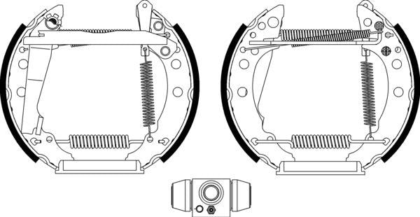 Mintex Brake Shoe Kits fits -Volkswagen MSP099 (also fits other vehicles)