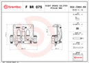 Brembo F BR 075 LCV brake calipers for commercial vehicles - FBR075