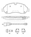 Borg & Beck Front Brake Pad Set -BBP2514