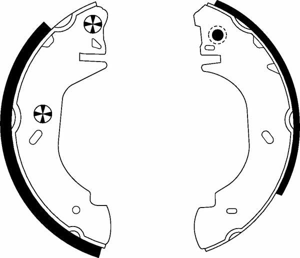 Mintex Brake Shoes fits -Ford MFR329 (also fits other vehicles)