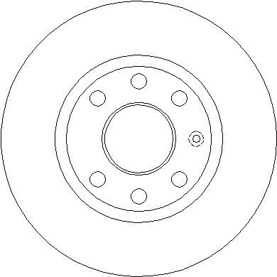 Disctech Brake Disc - Fits Opel - ABD2751 - Front Axle