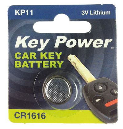 Keypower CR1216 Key Power FOB Cell Battery - 3v Lithium - 1 Cell