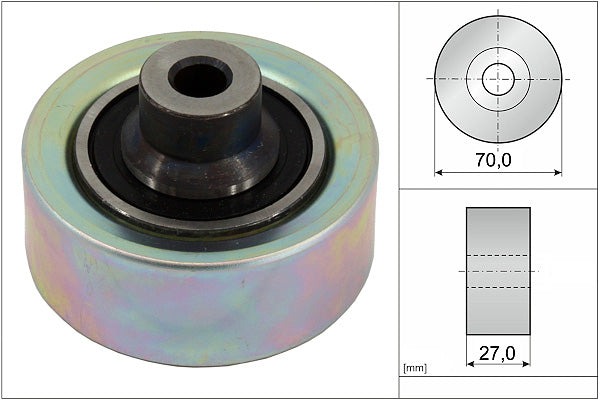 INA Deflection/Guide Pulley - V-Ribbed Belt - Part No - 532047410
