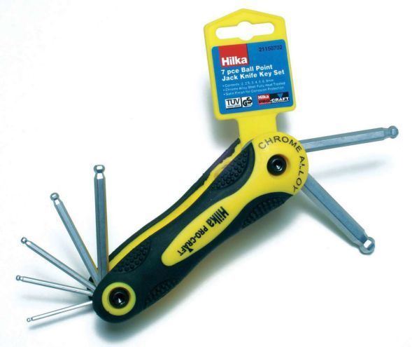 Hilka 7 Piece Metric Ball Point Hex Key Set