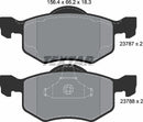 Textar Brake Pad Set - 2378701