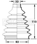First Line Cv Joint Boot Kit Part No -FCB2381
