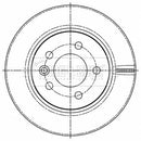 Borg & Beck Brake Disc Pair Part No -BBD5509