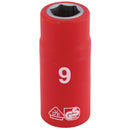 Draper Expert 9MM VDE 1/4" Insul. Socket - 31469