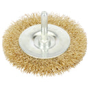 Draper Brassed Wire Wheel 75mm - 41429
