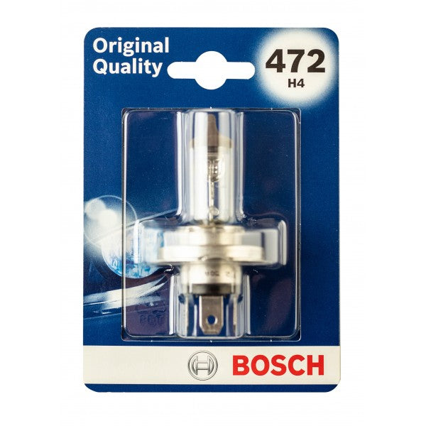 Bosch O.E. Quality 472 H4 12V 60/55W P43T(X1) Part No - 1987301601