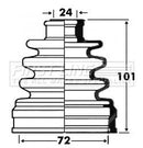 First Line Cv Joint Boot Kit Part No -FCB2865