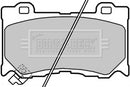 Borg & Beck Front Brake Pad Set -BBP2363