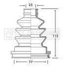 First Line Cv Joint Boot Kit Part No -FCB2532