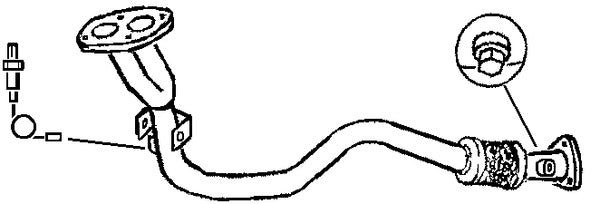 Klarius 301383 - Front Pipe For Cat  - Fits Fiat Brava 1.6i