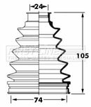 First Line Cv Joint Boot Kit Part No -FCB6059