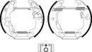 Mintex Brake Shoe Kits fits -Fiat Zastava MSP221 (also fits other vehicles)