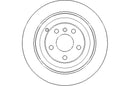 Disctech Brake Disc - Fits Mercedes-benz - ABD3077 - Rear Axle