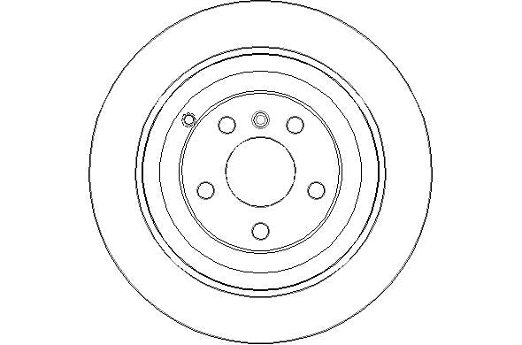 Disctech Brake Disc - Fits Mercedes-benz - ABD3077 - Rear Axle