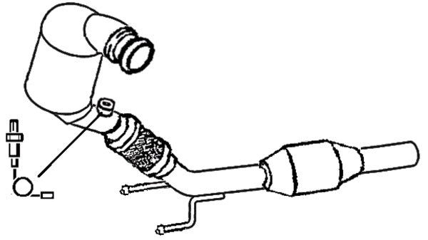 Klarius 325042 - Catalyst Type Approved Withpip  - Fits Skoda Yeti 1.2TSi