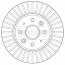 Borg & Beck Brake Disc Pair Part No -BBD4526