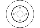 Disctech Brake Disc - Fits Honda, Toyota - ABD2897 - Rear Axle