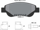 Citroën Peugeot Toyota, Brake Pad Set - Textar 23959012193404