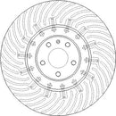 Disctech Brake Disc - Fits Audi - ABD4048 - Front Axle