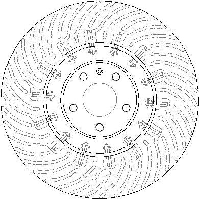 Disctech Brake Disc - Fits Audi - ABD4048 - Front Axle