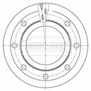 Borg & Beck Brake Disc - BBD32662