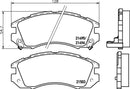 Mintex Brake Pad Set fits -Subaru MDB1496 (also fits other vehicles)