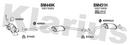 Klarius BM449K - Box With Centre Pipe  - Fits BMW 320 2.0d