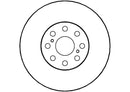 Disctech Brake Disc - Fits Toyota - ABD2818 - Rear Axle