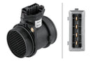 HELLA 8ET 358 095-441 Air Mass Sensor - 5-pin connector - Bolted