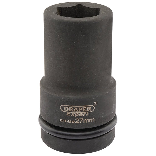 Expert HI-TORQ 6 Point Deep Impact Socket, 1" Sq Dr, 27mm
