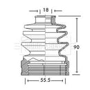 Borg & Beck Cv Joint Boot Kit Part No -BCB2655