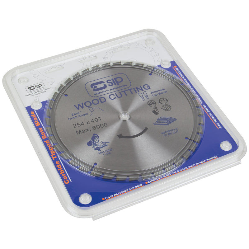 SIP 254mm x 30mm TCT 40T Circular Saw Blade