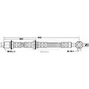 Borg & Beck Brake Hose Part No -BBH6444