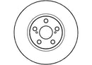 Disctech Brake Disc - Fits Toyota - ABD2813 - Front Axle