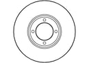 Disctech Brake Disc - Fits Fiat, Ford - ABD2645 - Front Axle
