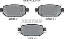 Textar Brake Pad Set - 2262301