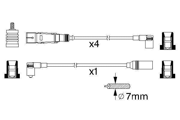Bosch Ignition Lead Part No - 0986356355