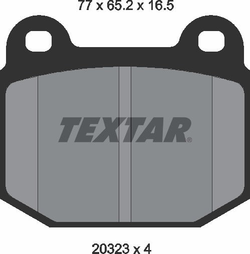 Textar Brake Pad Set - 2032303