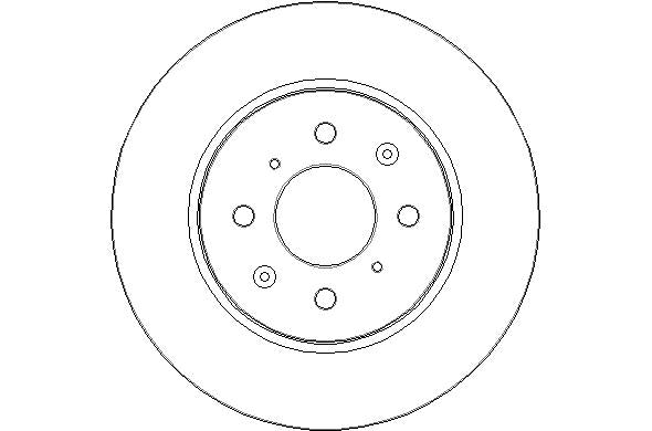 Disctech Brake Disc - Fits Honda, Hyundai - ABD3064 - Rear Axle