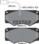 Textar Brake Pad Set - 2904001