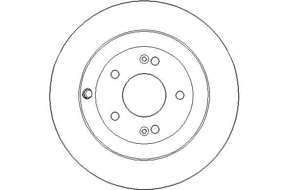 Disctech Brake Disc - Fits Hyundai, Land rover - ABD3166 - Rear Axle