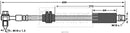Borg & Beck Brake Hose Part No -BBH7899