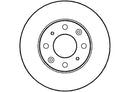 Disctech Brake Disc - Fits Honda, Kia - ABD2612 - Front Axle