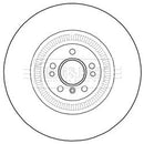 Borg & Beck Brake Disc Single Part No -BBD5984S