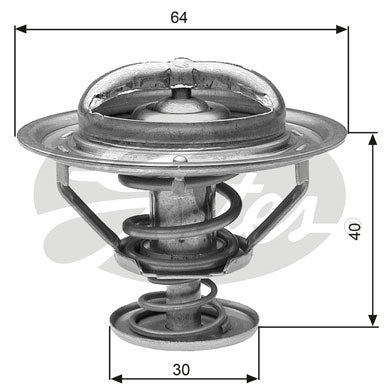 Gates Thermostat, coolant - TH31182G1