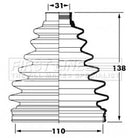 First Line Cv Joint Boot Kit Part No -FCB6057